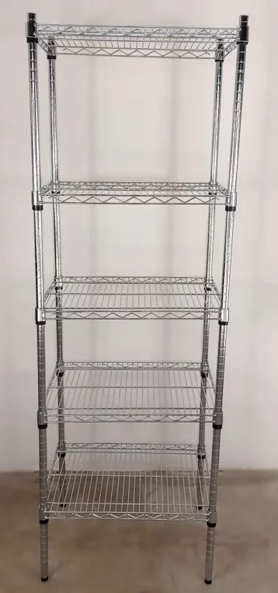 Wandregal verzinkt 60,5 x 180 cm mit 5 Gitterfächern Neuware