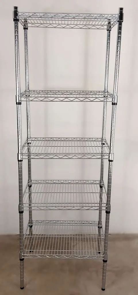 Wandregal verzinkt 60,5 x 180 cm mit 5 Gitterfächern Neuware