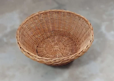 Flechtkorb rund Ø 57 cm Naturmaterial für Warenpräsentation – Preis pro Stück