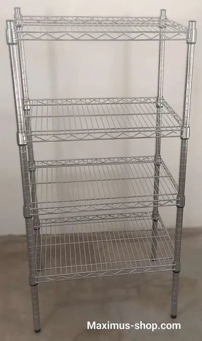 Wandregal verzinkt 60 x 120 cm mit 4 Gitterfächern Neuware