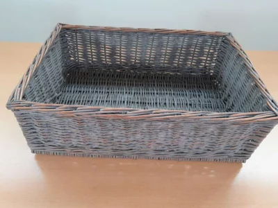 Flechtkorb 60x20x40 cm Naturmaterial für Obst, Gemüse, Gebäck – Preis pro Stück
