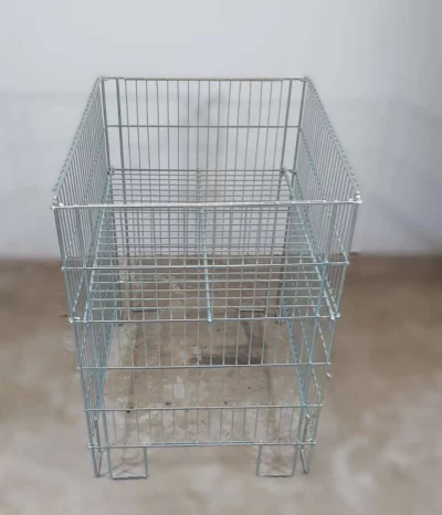 Schlagerkorb Gitterbox faltbar verzinkt 60 x 80 cm Neuware – Abverkauf