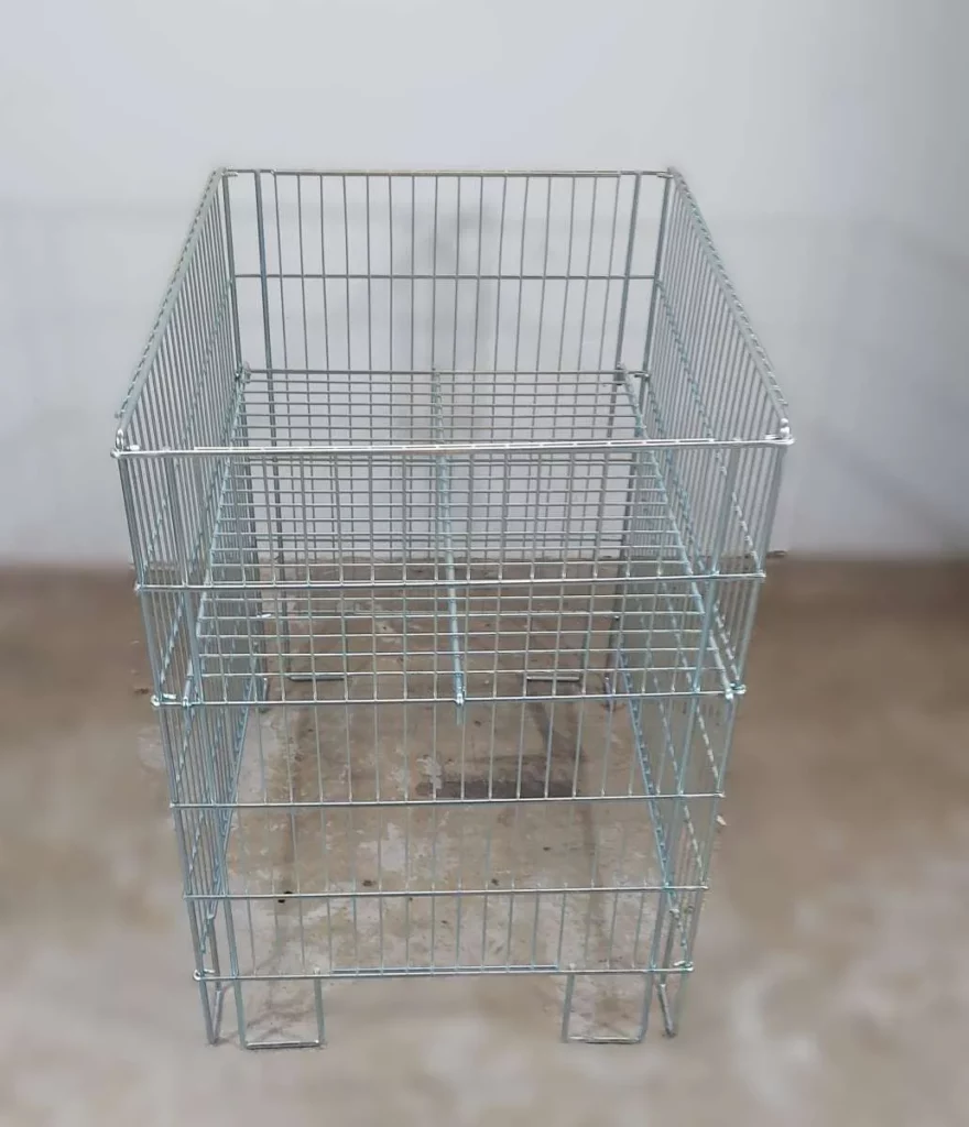 Schlagerkorb Gitterbox faltbar verzinkt 60 x 80 cm Neuware – Abverkauf