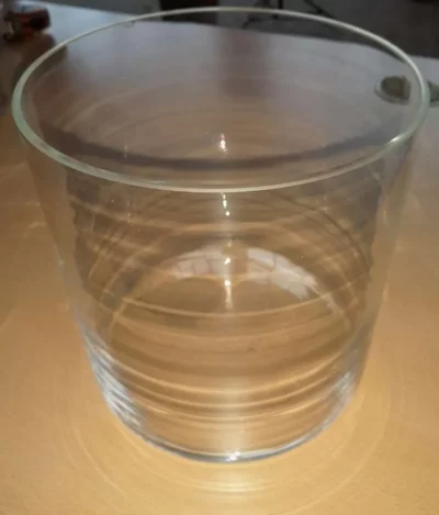 Glas-Dekorschale rund Ø 19,5 cm Höhe 20,5 cm