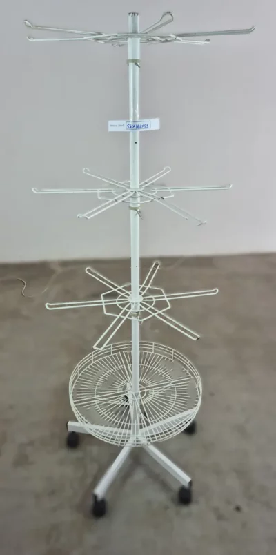 Drehbarer Warenständer Rondell für Souvenirs mit verstellbaren Halterungen 162 cm