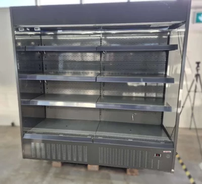 AHT CB 196 G4 Wandkühlregal 2018 anthrazit mit Nachtrollo und LED Beleuchtung