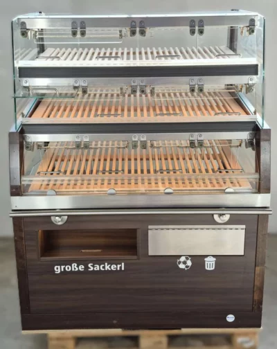 Brotregal 3x4 Brotvitrine mit LED und Glastüren – Back-off Station Selbstbedienung (42)