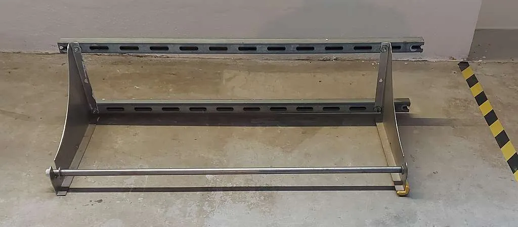 Rollenhalter Wandabroller für Folienrollen 100 cm Wandmontage