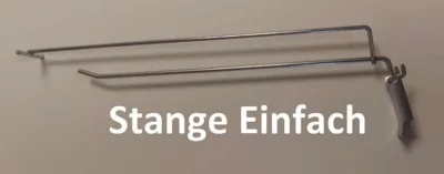 Klapphaken mit Etikettenträger für Lochwand einfach / doppelt Neuware – Preis pro Stück