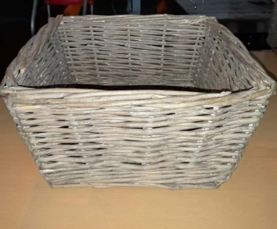 Flechtkorb 35x17x35 cm Naturmaterial für Obst, Gemüse, Gebäck