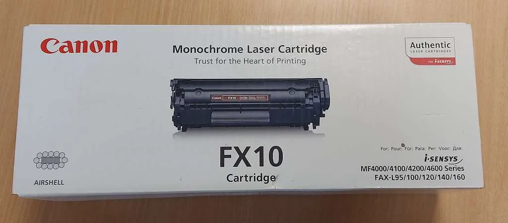 Canon FX 10 Original Toner schwarz ungeöffnet für MF4000/4100/4200/4600 und FAX-L Serie