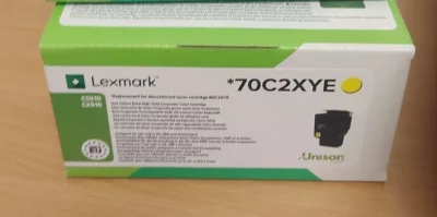 Lexmark Original Toner 70C2XYE / 80C2XYE yellow ungeöffnet für CS510 / CX510