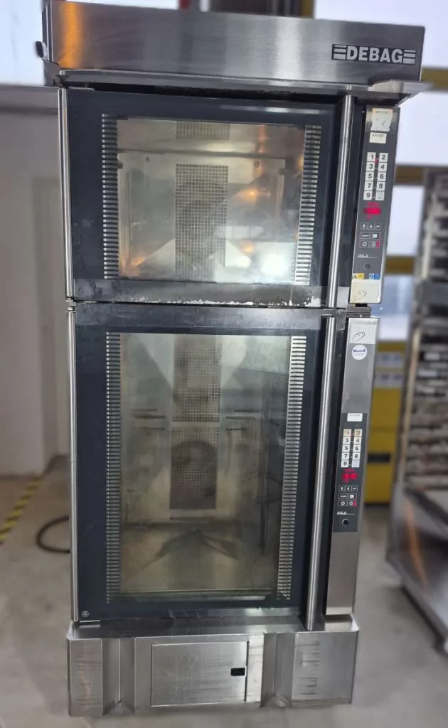 Debag DiLa 5+10 Doppel-Ladenbackofen 2010 mit Hordenwagen und Dunstabzugshaube (47)