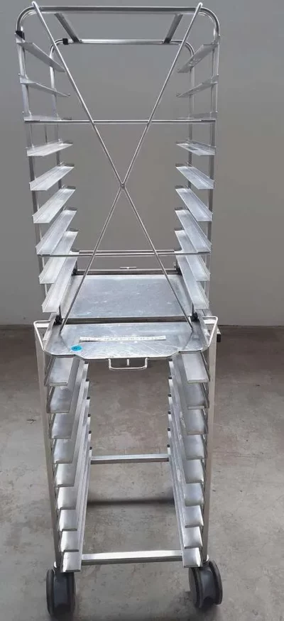 Hordenwagen / Backblechwagen für Wiesheu DIBAS 9+9 Bleche 40x60 (9)