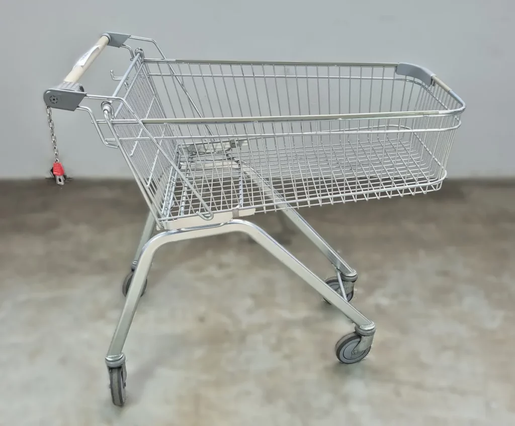Einkaufswagen 100 Liter verzinkt mit 4 Lenkrollen Baujahr 2020